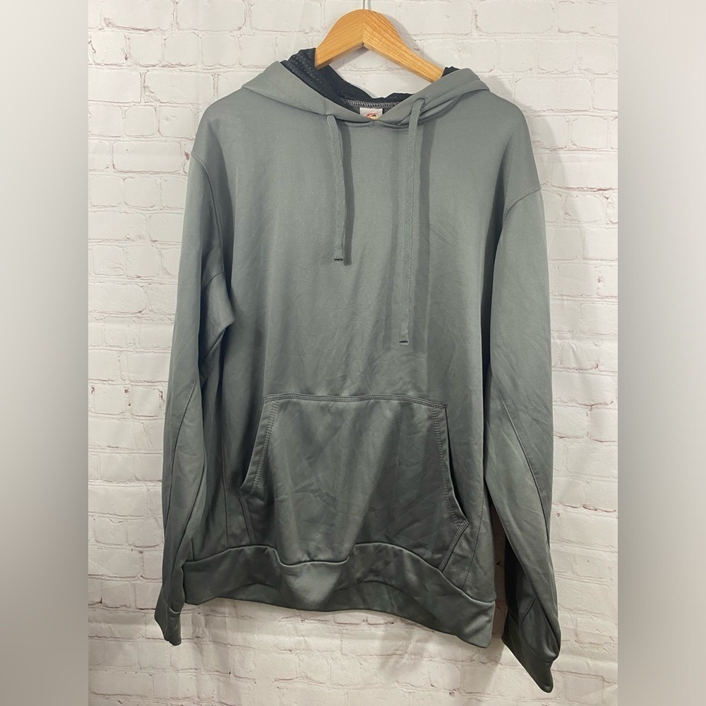 Starting Line Hoodie Mens Size Small Gray Performance Oversize Sweatshirt